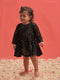 Vastramay SISHU Girl's Black Mirror Kurta