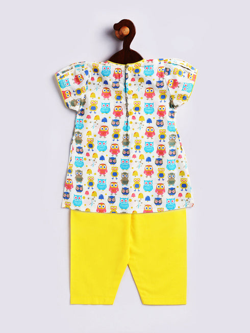 Vastramay Girl's Multi Color Kurta Set