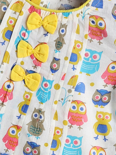 Vastramay Girl's Multi Color Kurta Set