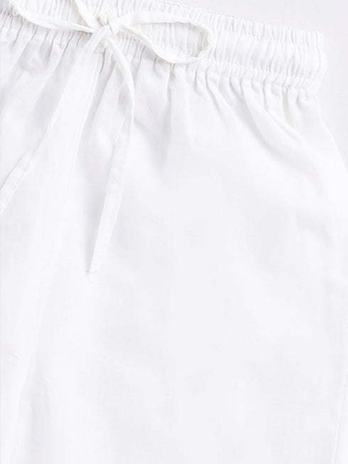 Vastramay Girl's Pink Kurta Set