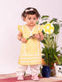 Vastramay Girl's Yellow Kurta Set