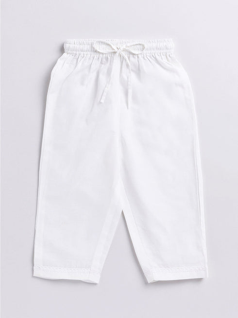 Vastramay Girl's Pink Kurta Set