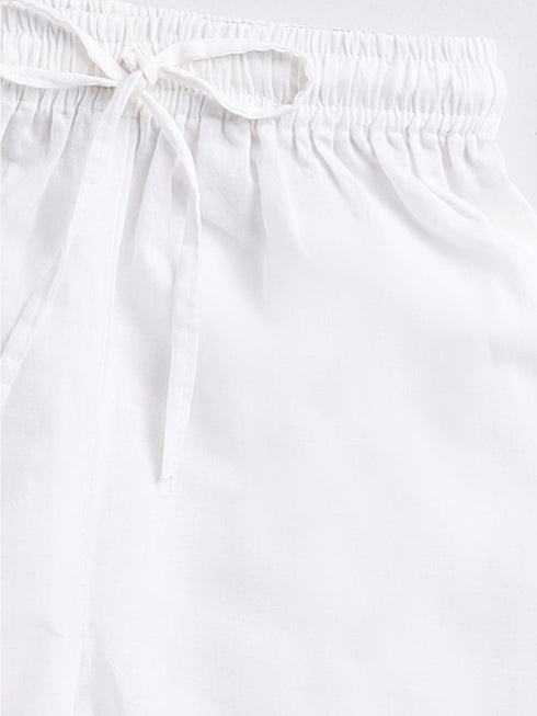 Vastramay Girl's Pink Kurta Set