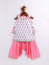 Vastramay Girl's Multi Color Kurta And Patiala Set