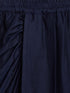 Vastramay SISHU Girl's Navy Blue Draped Skirt With Crop Top