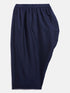 Vastramay SISHU Girl's Navy Blue Draped Skirt With Crop Top
