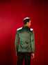 Vastramay Men's Green Velvet Blazer