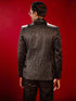 Vastramay Men's Black Silk Blend Blazer