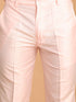 Vastramay Men's Pink Mirror Kurta Pant Set