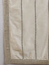 Vastramay Men's Cream Mirror Kurta Dhoti And Dupatta Set
