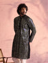 Vastramay Men's Black Georgette Embellished Kurta