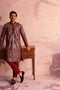 SHRESTHA BY VASTRAMAY Men's Maroon Georgette Embellished Kurta Pant Set