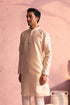 SHRESTHA By VASTRAMAY Men's Beige Silk Blend Kurta