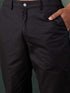 Vastramay Mens Multi Color Base Black Ajrakh Printed Cotton Kurta Pyjama Set
