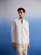 Vastramay Men's White Checked Cotton Shirt