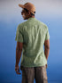 Vastramay Men's Green Booti Jacquard Cotton Shirt