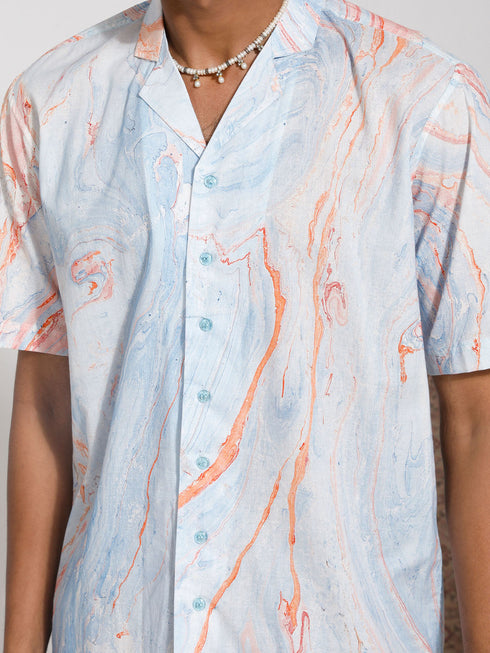 Vastramay Men's MultiColour Cotton Ethnic Shirt