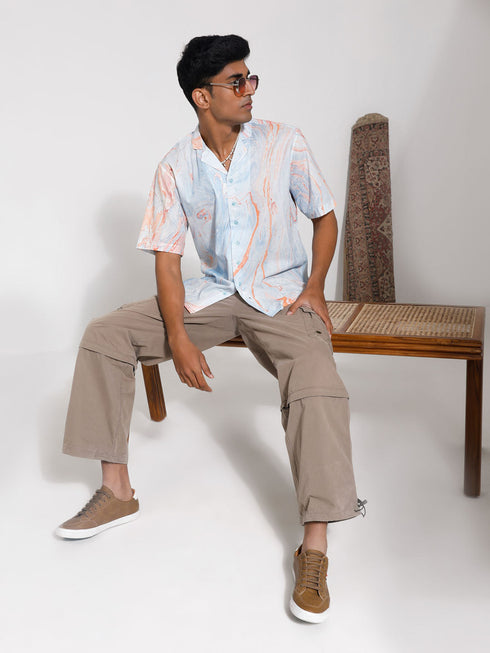 Vastramay Men's MultiColour Cotton Ethnic Shirt