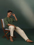 Vastramay Men's Green Cotton Cool Short Kurta