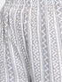 Vastramay Women's Grey Printed Cotton Kurta Pant Set