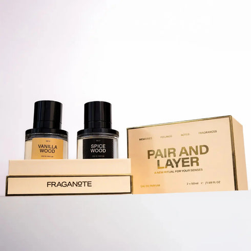 Fraganote Vanilla Wood & Spice Wood—Pair & Layer