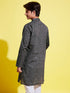Vastramay Boy's Black Cotton Kurta