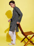 Vastramay Boy's Black Cotton Kurta