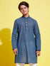 Vastramay Boy's Blue Cotton Kurta
