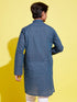 Vastramay Boy's Blue Cotton Kurta