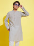 Vastramay Boy's Grey Cotton Kurta