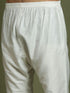 Vastramay Boys White Mirror Work Georgette Kurta And Pyjama Set