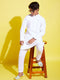 Vastramay Boy's White Cotton Kurta