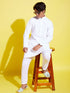Vastramay Boy's White Cotton Kurta