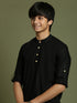 Vastramay Boys Black Short Kurta