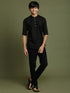 Vastramay Boys Black Short Kurta