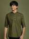 Vastramay Boys Mint Green Short Kurta