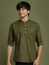 Vastramay Boys Mint Green Short Kurta