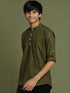 Vastramay Boys Mint Green Short Kurta