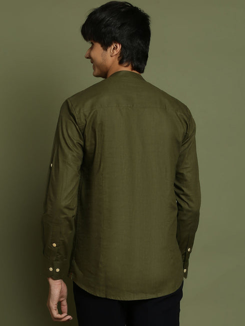 Vastramay Boys Mint Green Short Kurta