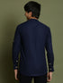 Vastramay Boys Navy Blue Short Kurta