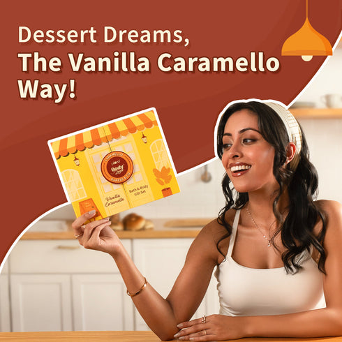 Plum Vanilla Caramello Bath Set