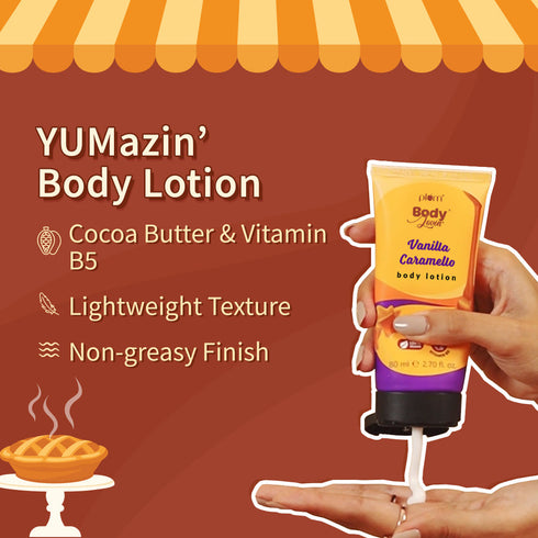 Plum Vanilla Caramello Bath Set