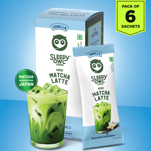 Sleepy Owl Coffee Vanilla Iced Matcha Premix