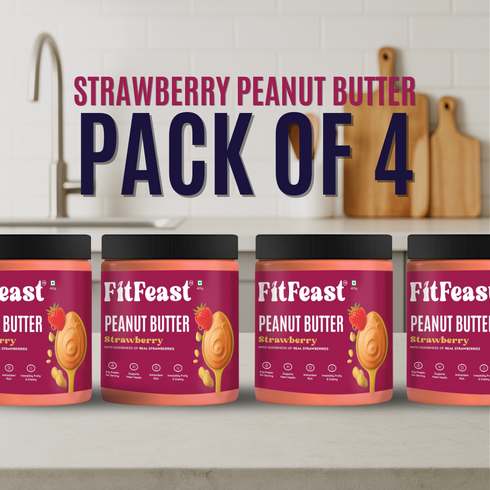 Fitfeast Strawberry Peanut Butter 400g