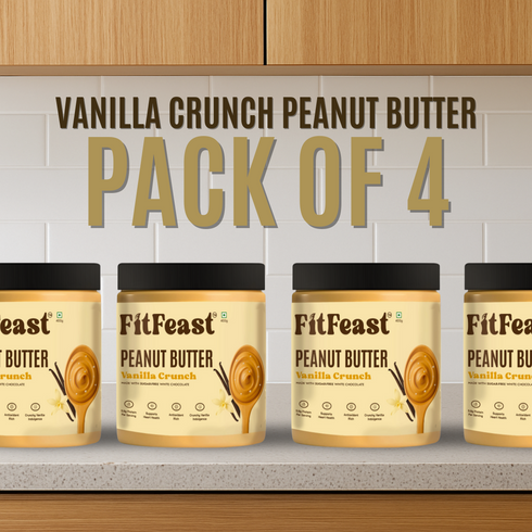 Fitfeast Vanilla Crunch Peanut Butter 400g