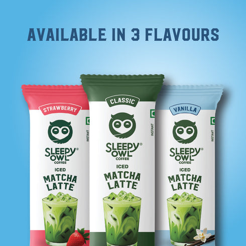 Sleepy Owl Coffee Vanilla Iced Matcha Premix