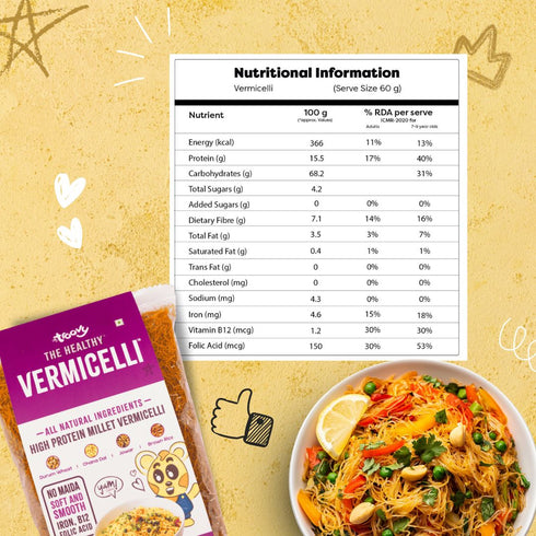 Troovy The Healthy High Protein Millet Vermicelli