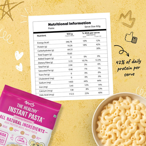 Troovy The Healthy High|Protein Instant Pasta