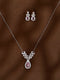 Zeraki Jewels Vanya Silver Necklace Set