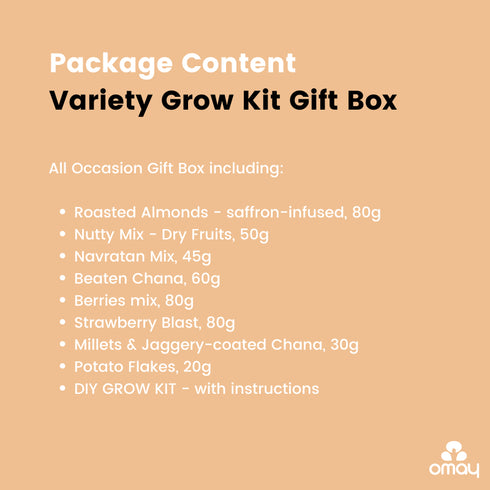 Omay Foods Variety Grow Kit Gift Box